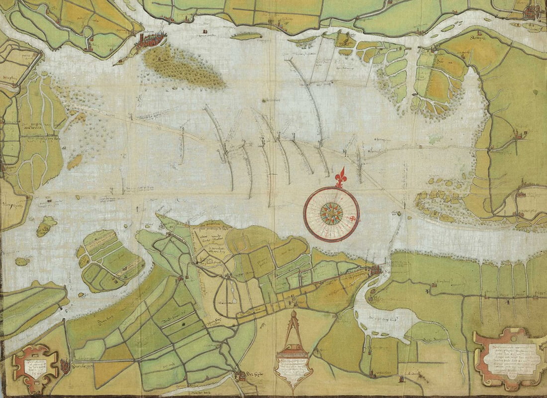 Kaart van de Biesbosch
