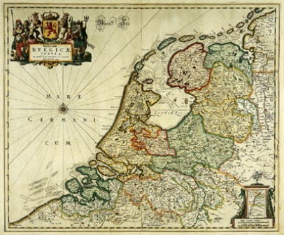 Kaart van Frederick de Wit