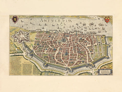 Kaart van Antwerpen