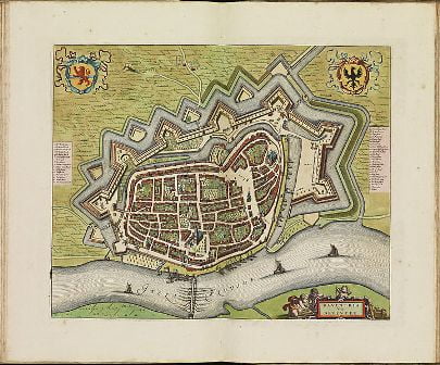 Kaart van Deventer