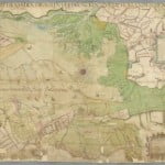Kaart van de Zuid-Hollandse waard, 1747 [1620]