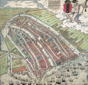 Kaart van Cornelis Atnhonisz. van Amsterdam