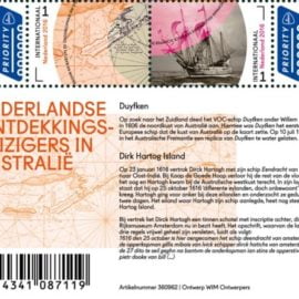 Kaarten op postzegels. Grenzeloos Nederland – Australië