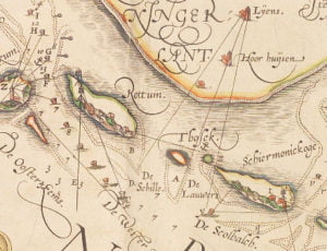 Detail van kaart van Haeyen