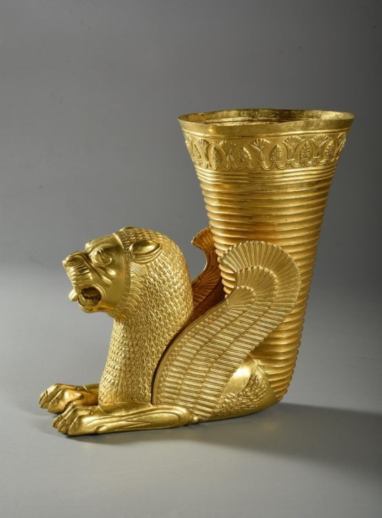 Gouden drinkbeker, 500 – 450 v.Chr., Hamedan