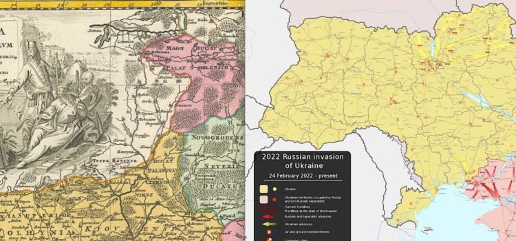Borderlands. Ukraine in historical maps