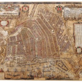 Het Allard Pierson verwerft unieke 17de-eeuwse kaart van Amsterdam