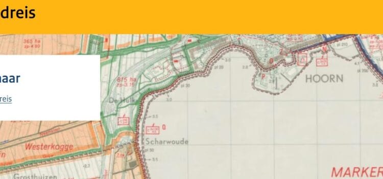 Waterstaatskaarten op Watertijdreis