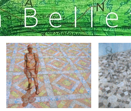 Oude kaarten krijgen een nieuw leven in de kunst van Anna Belleforte Oude kaarten krijgen een nieuw leven in de kunst van Anna Belleforte